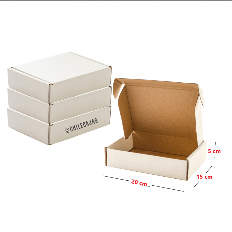 Caja de Cartón Autoarmable 【15 x 30 x 3 cm】